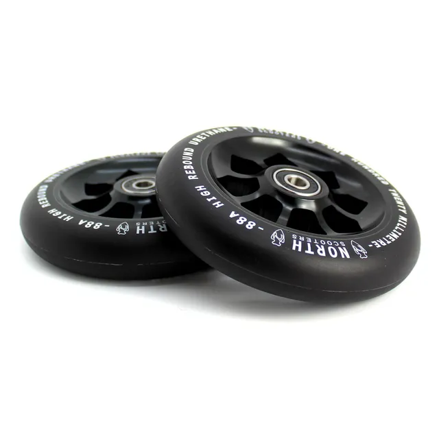north-pentagon-scooter-rollen-120mm-black-black-pu-88a image 1