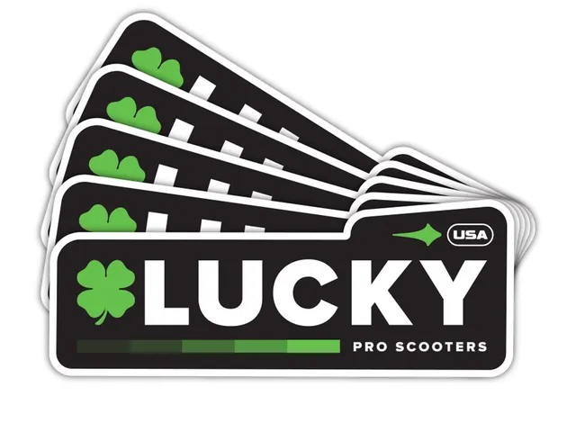 lucky-retro-sticker-pack-aufkleber-5-st-ck image 1