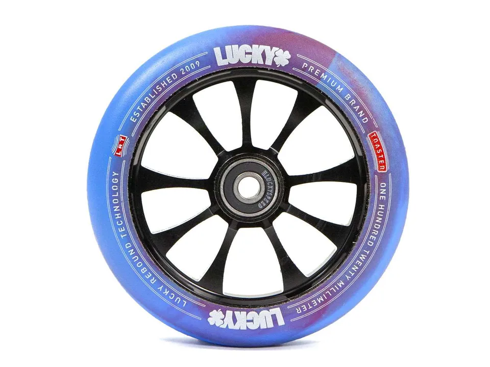 lucky-prospect-toaster-rolle-120mm-blue-red-swirl-86a image 1