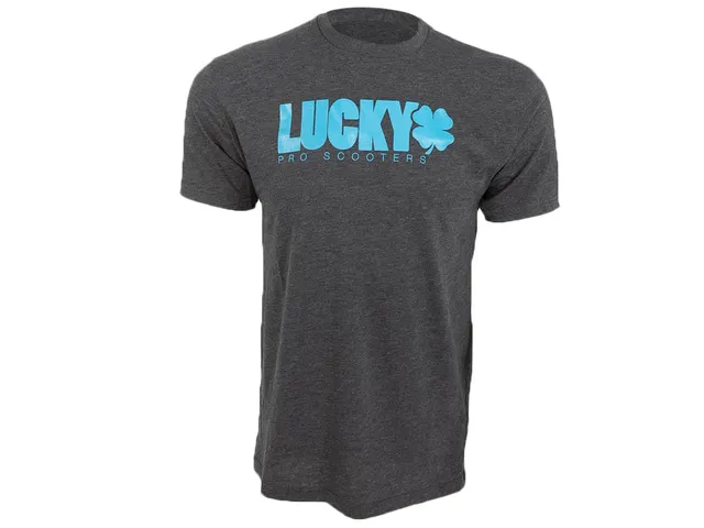 lucky-prospect-solid-logo-t-shirt-charcoal-baumwolle image 1