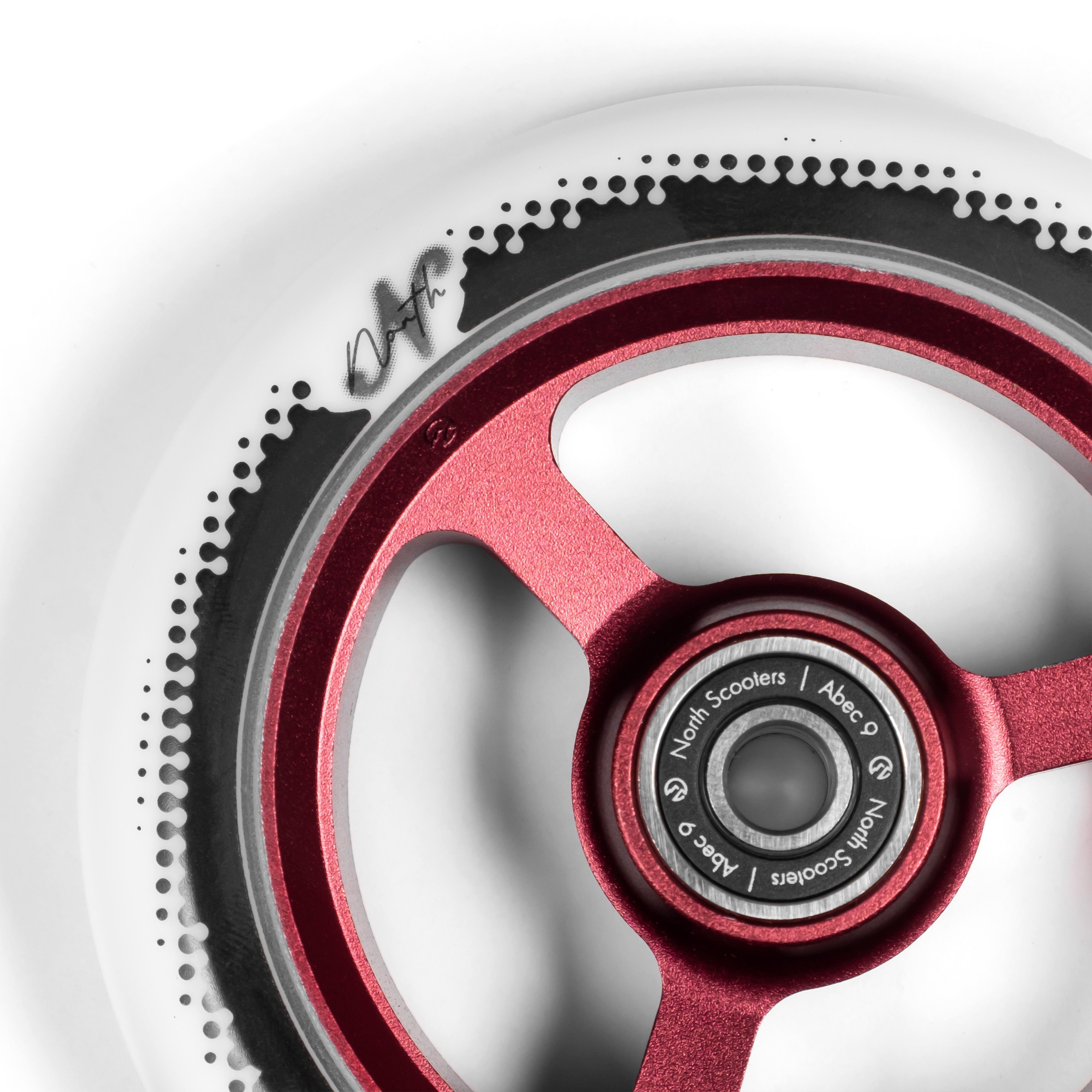 north-index-g8-stunt-rolle-110mm-wine-red-wei-88a-paar image 4