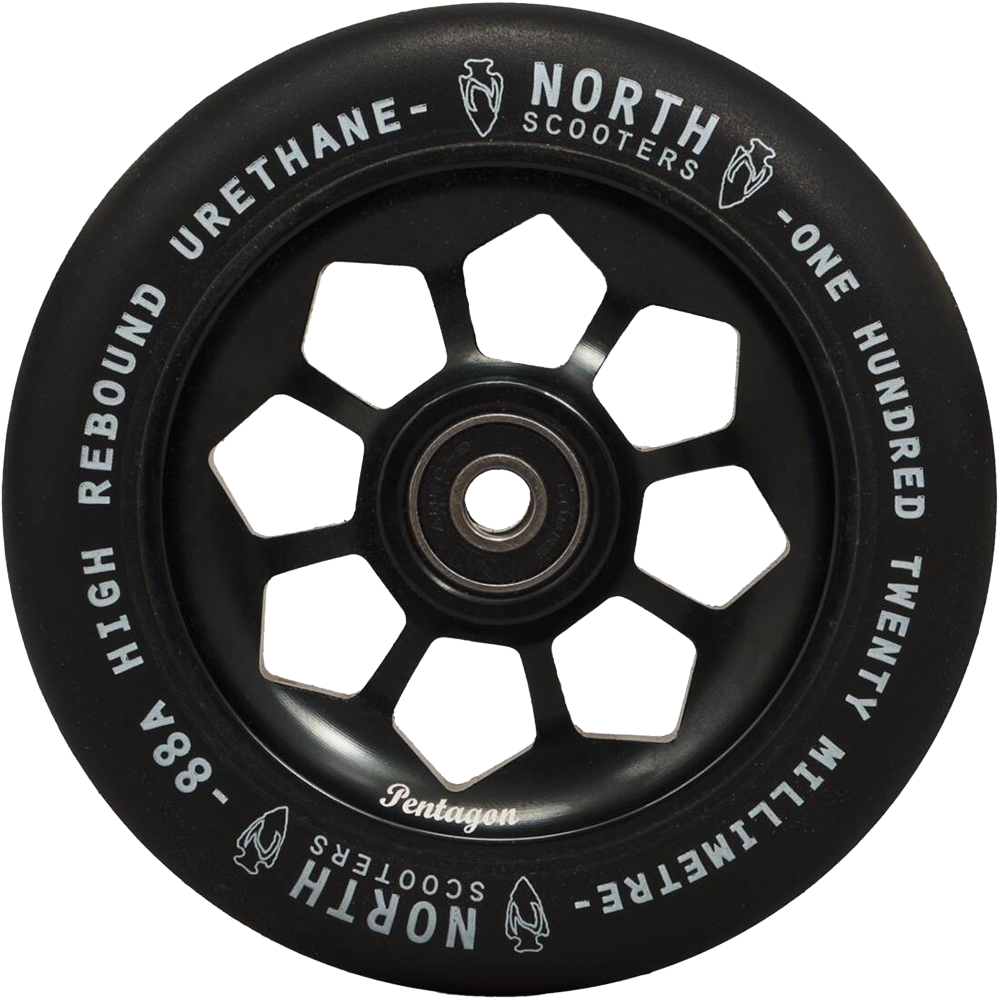 north-pentagon-scooter-rollen-120mm-black-black-pu-88a image 3