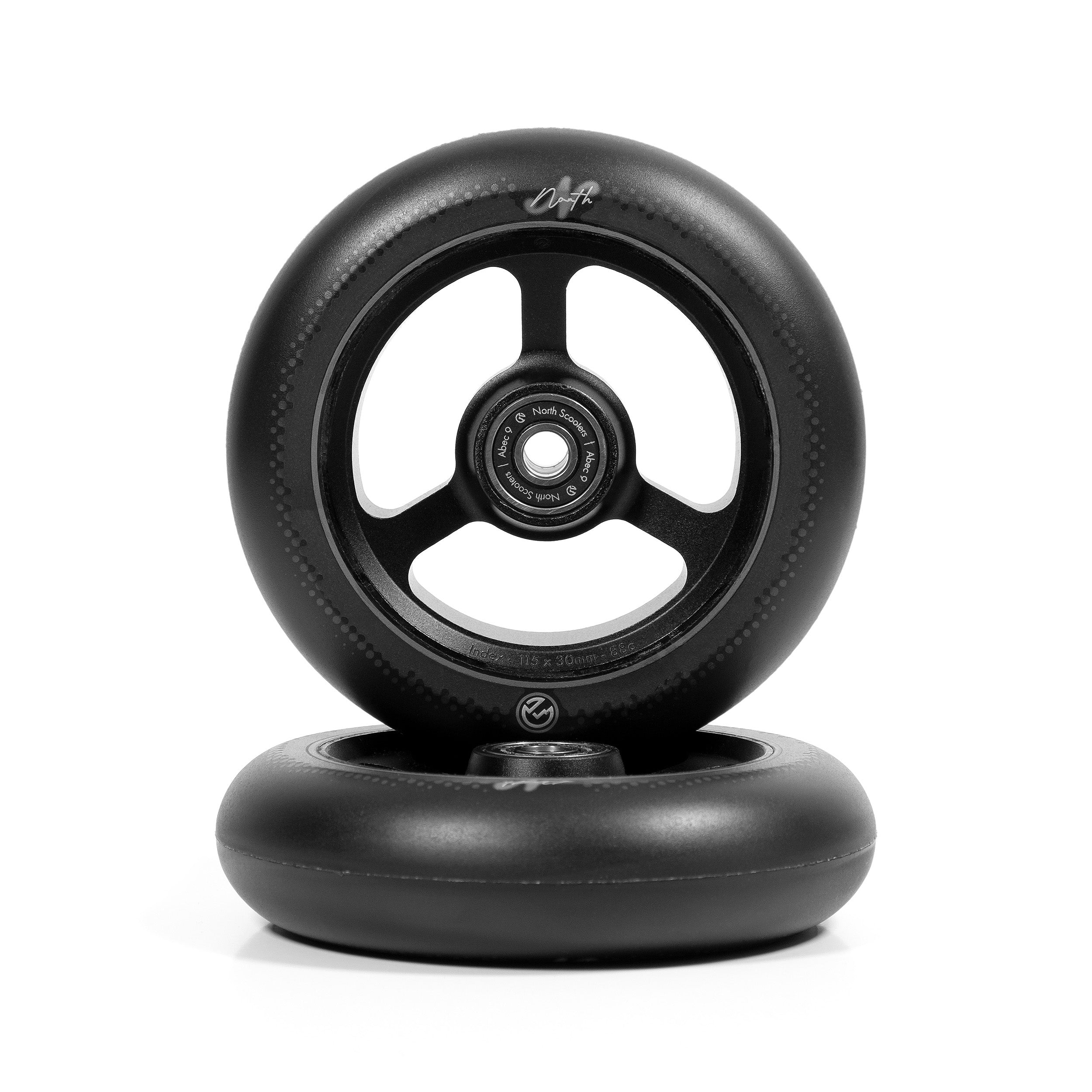 north-scooters-index-115mm-stunt-scooter-rollen-schwarz-schwarz image 1