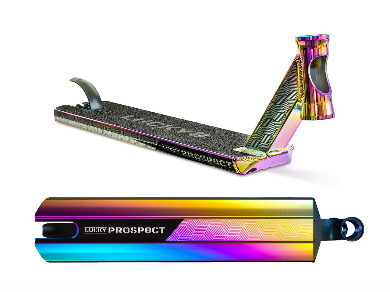 lucky-prospect-pro-scooter-deck-oil-slick-19-5-zoll image 1