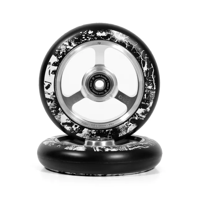 north-signal-kaelen-morgan-scooter-rollen-110mm-silber-schwarz image 1