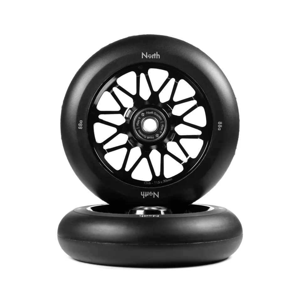 north-club-g4-stunt-scooter-rollen-115x30-matte-black image 1