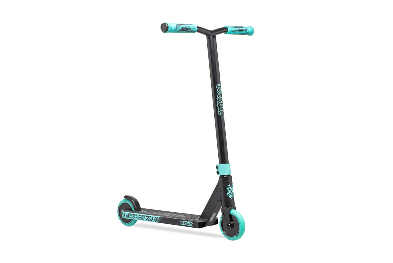 lucky-recruit-mini-pro-scooter-komplett-black-teal-110mm image 2
