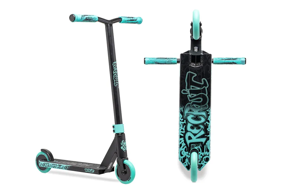 lucky-recruit-mini-pro-scooter-komplett-black-teal-110mm image 1