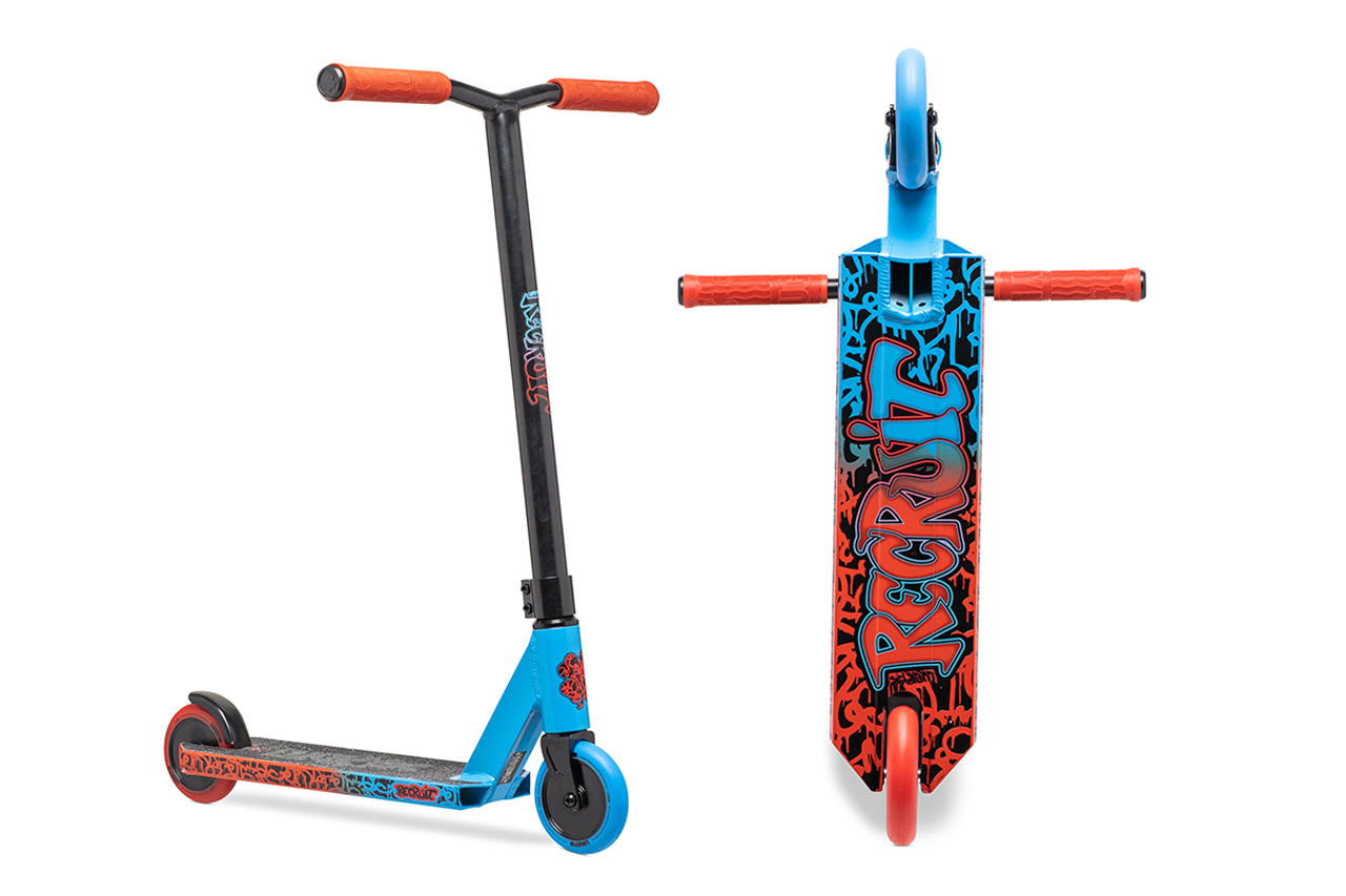 lucky-recruit-mini-pro-scooter-komplett-black-teal-110mm image 3