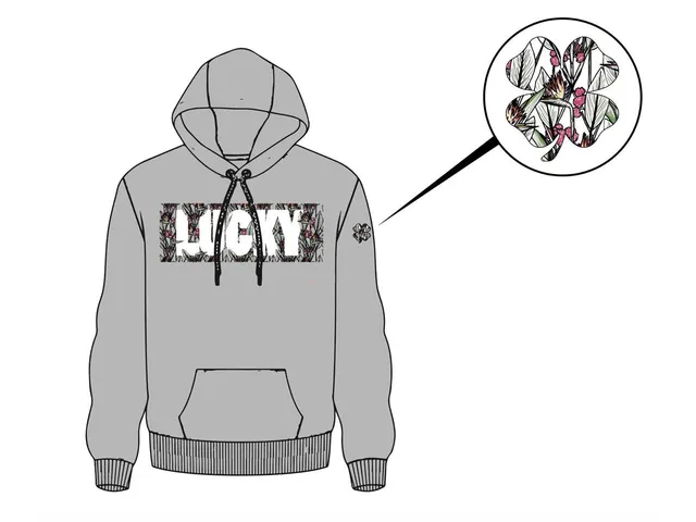 lucky-prospect-birds-of-paradise-hoodie-kapuzenpulli-l image 1