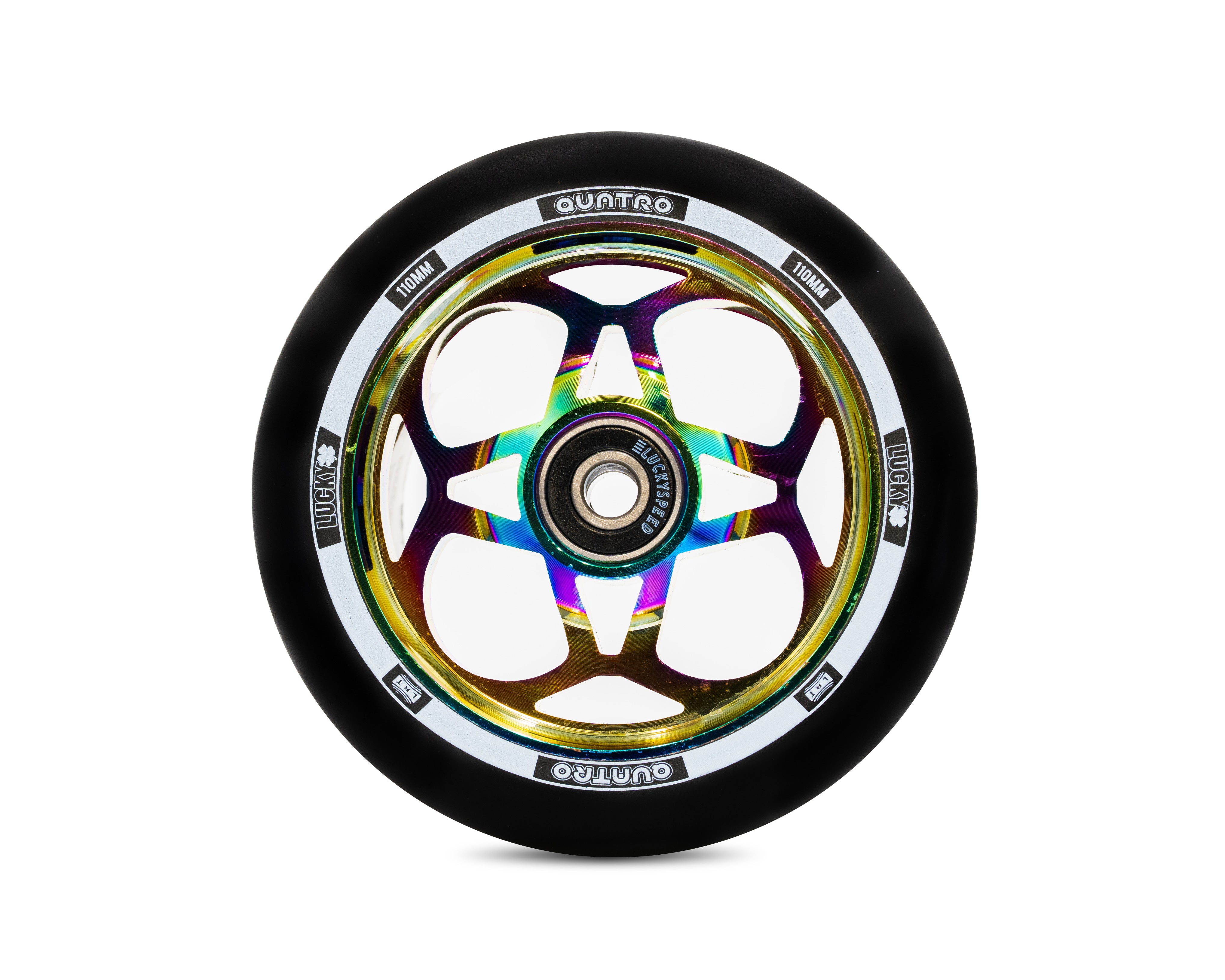 lucky-prospect-quatro-pro-scooter-rad-110mm-black-teal image 2