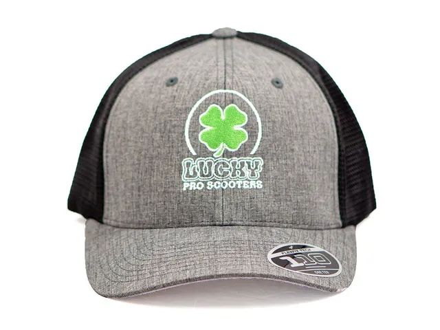 lucky-prospect-round-logo-snapback-cap-schwarz image 1