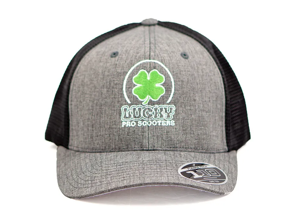 lucky-prospect-round-logo-snapback-cap-schwarz image 1