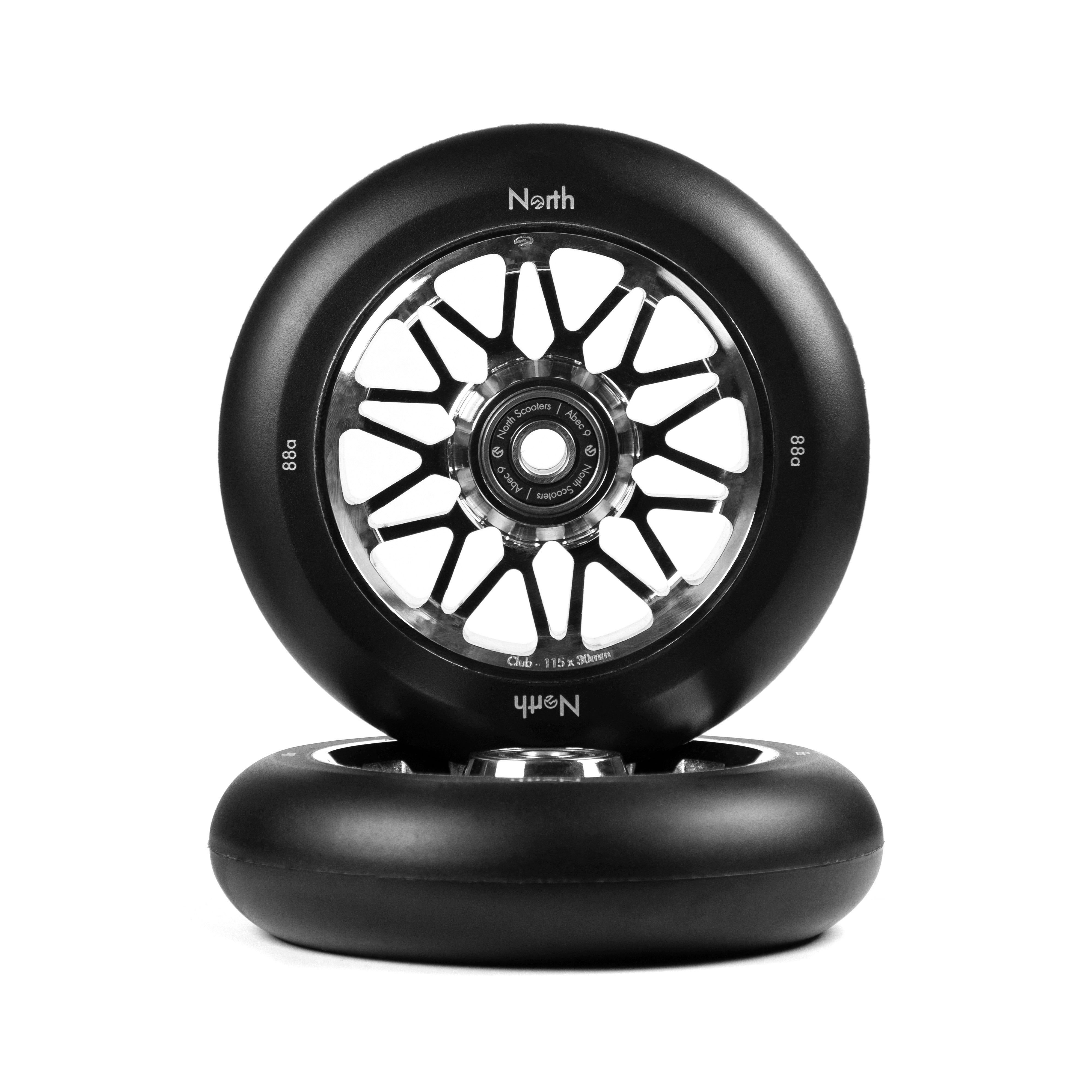 north-club-g4-stunt-scooter-rollen-115x30-matte-black image 2
