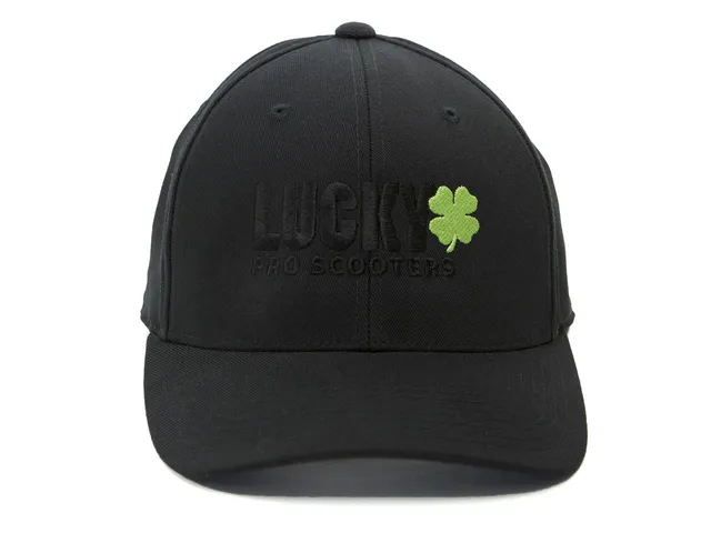 lucky-prospect-cap-black-logo-basecap-schwarz image 1
