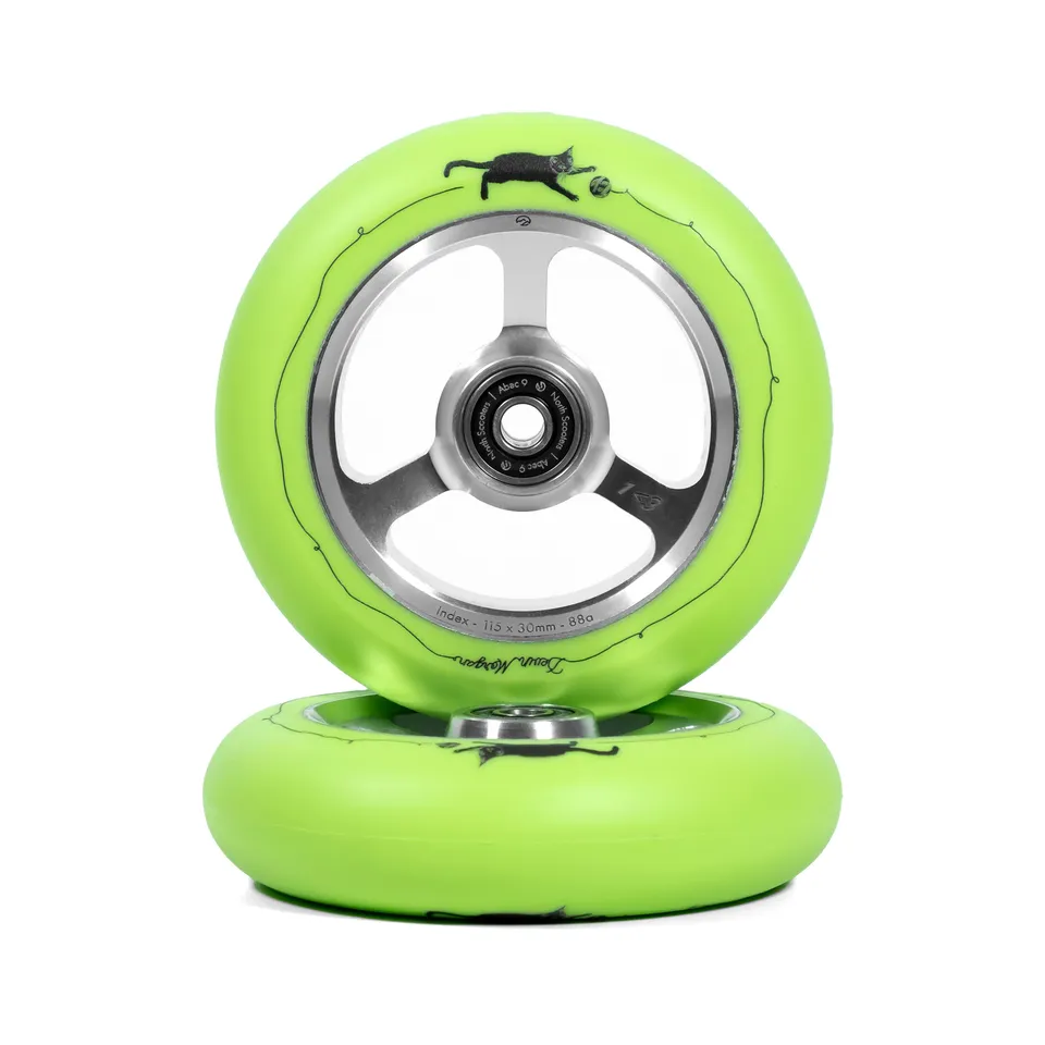 north-index-devin-morgan-rollen-115mm-silver-light-green-pu image 1