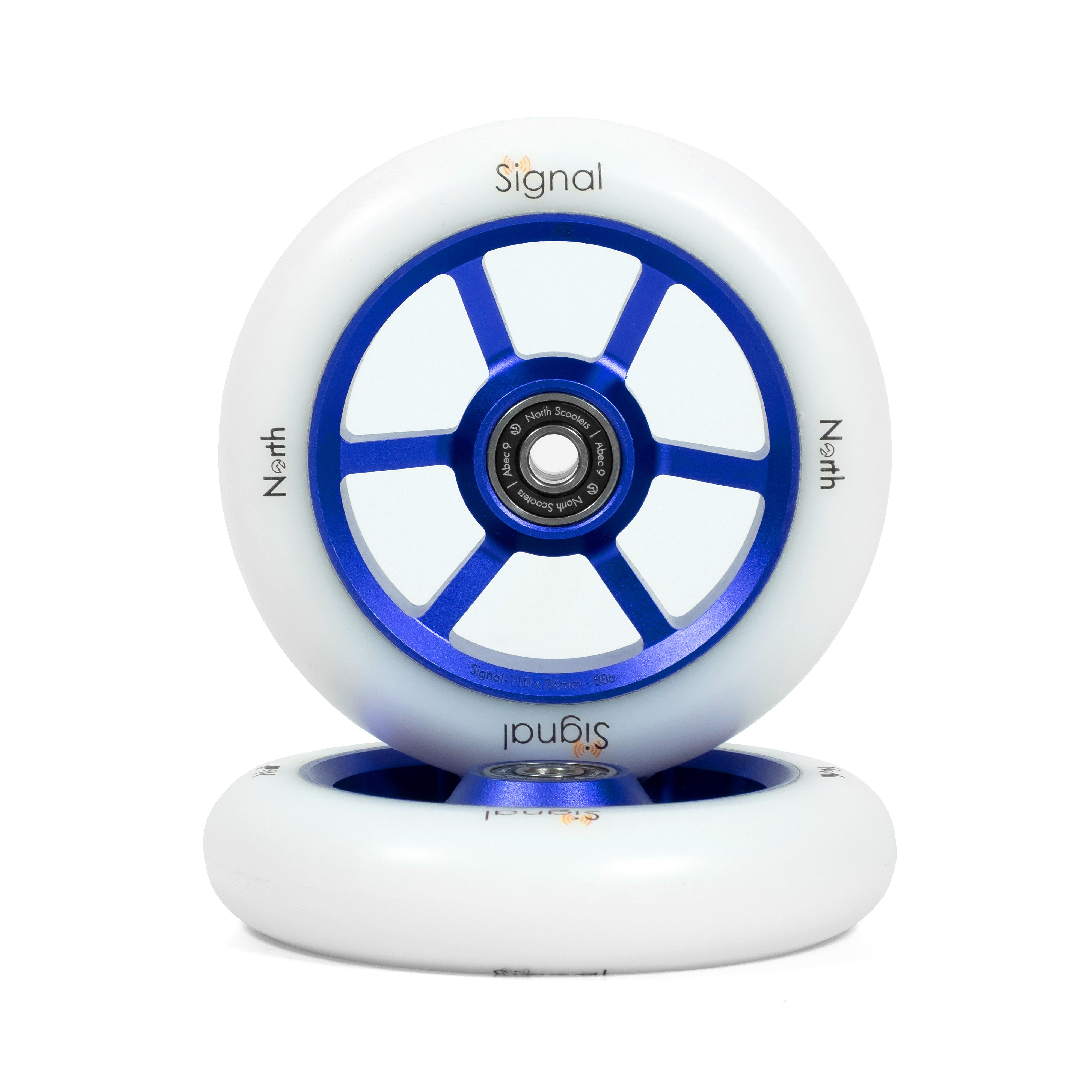 north-signal-v3-stunt-scooter-rollen-110mm-rot-wei-pu image 3