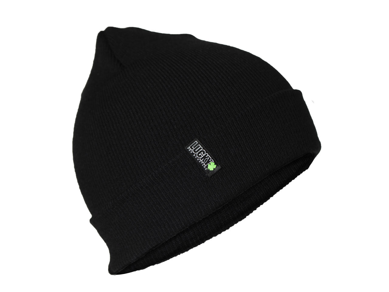 lucky-prospect-logo-cuffed-tag-beanie-m-tze-schwarz image 2