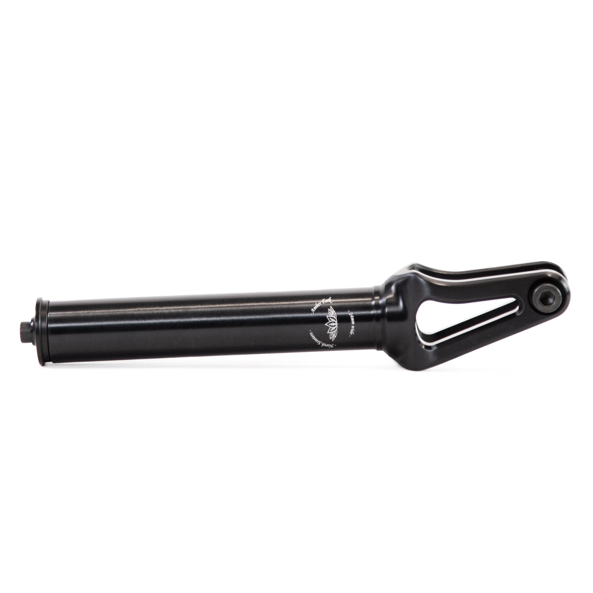 north-amber-24mm-gabel-stunt-scooter-matt-schwarz-hic-scs image 1